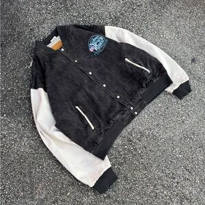 Black Varsity Jacket (L)
